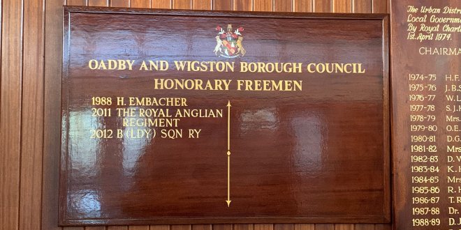 University Of Leicester Granted Honorary Freedom Of The Borough News Oadby And Wigston Borough Council